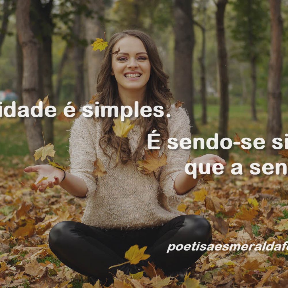 A felicidade é simples